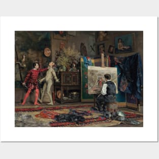 In The Artist's Studio by Julius LeBlanc Stewart Posters and Art